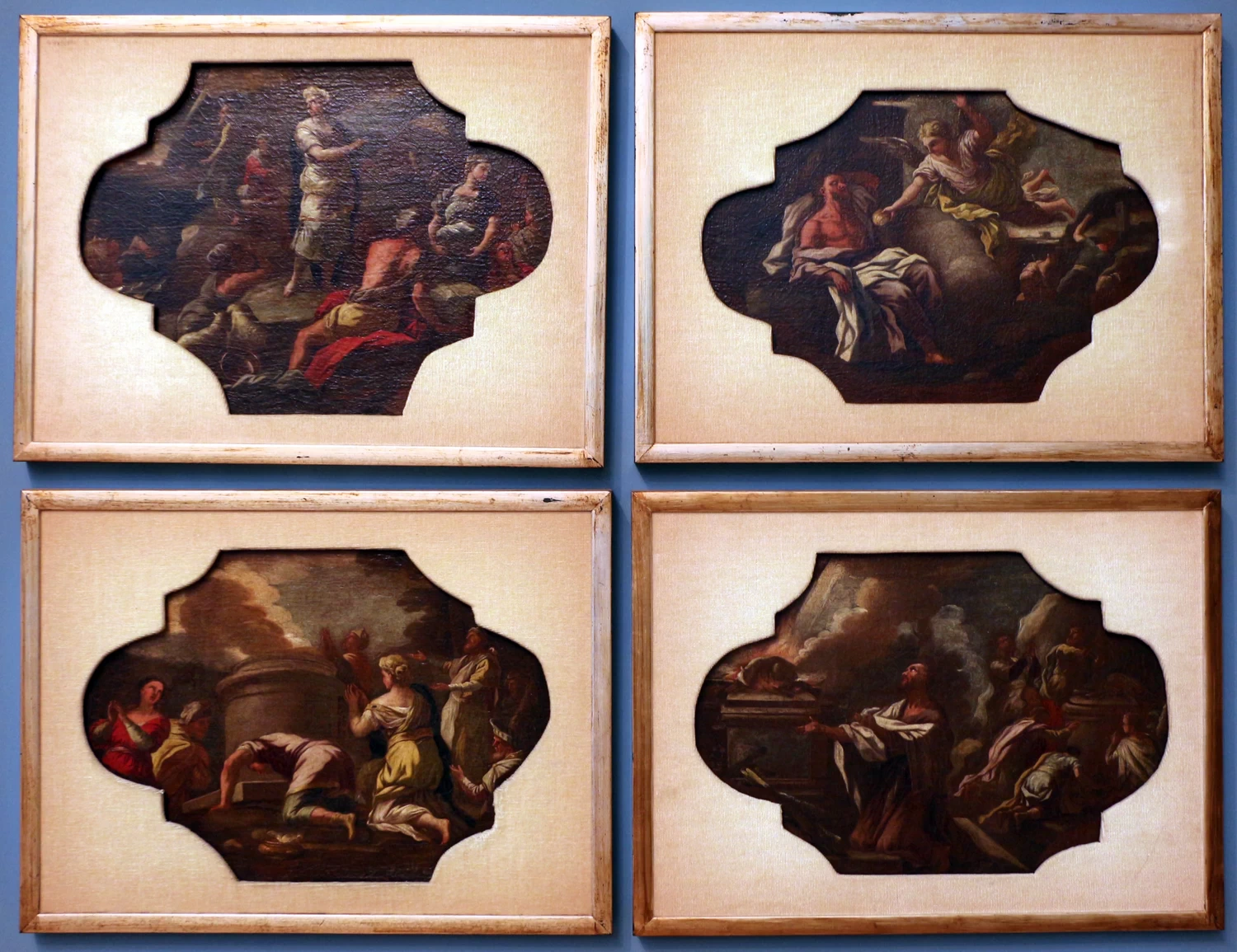 Scene bibliche di Mosè, Elia ed Aronne